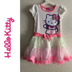 Sanrio Hello Kitty Mesh Cake Dress 4T
